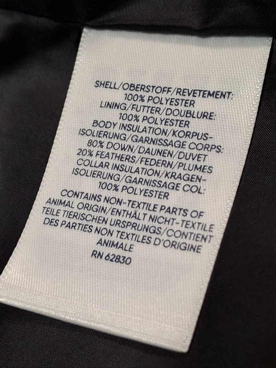 Lands' End Down Puffer Vest Animal Print Burnt Orange Zip     Women Size X-Large - Picture 12 of 16